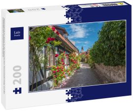 Lais Puzzle - Mittelalterliche Gasse in der historischen Hansestadt Visby auf der schwedischen Ostseeinsel Gotland - 200 Teile