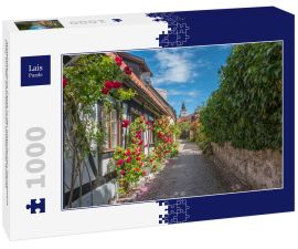 Lais Puzzle - Mittelalterliche Gasse in der historischen Hansestadt Visby auf der schwedischen Ostseeinsel Gotland - 1.000 Teile