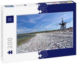 Lais Puzzle - historische Schleifmühle bei Jordhamn, Insel Öland, Schweden - 200 Teile
