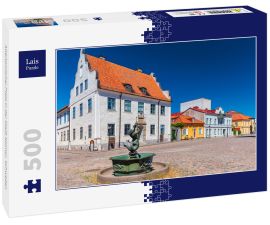 Lais Puzzle - Altertümlicher Platz in der Stadt Kalmar, Schweden - 500 Teile