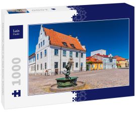 Lais Puzzle - Altertümlicher Platz in der Stadt Kalmar, Schweden - 1.000 Teile