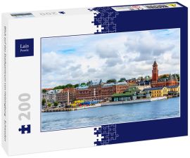 Lais Puzzle - Blick auf das Stadtzentrum von Helsingborg - Schweden - 200 Teile