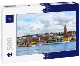 Lais Puzzle - Blick auf das Stadtzentrum von Helsingborg - Schweden - 500 Teile