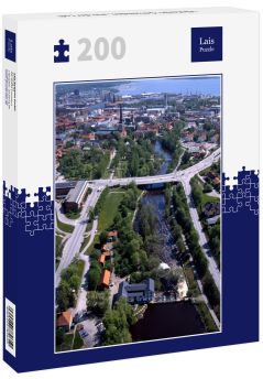 Lais Puzzle - Västerås, Schweden, aus der Luft - 200 Teile