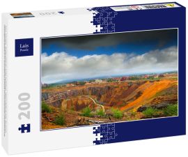 Lais Puzzle - Falun, Schweden - Bergbaugebiet des Großen Kupferbergs, UNESCO-Weltkulturerbe. Sie sind ein herausragendes Beispiel für ein technologisches Ensemble mit einer historischen Industrielandschaft - 200 Teile