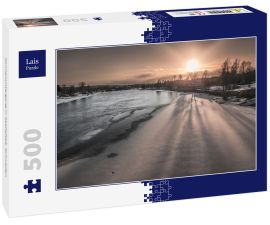 Lais Puzzle - Sonnenuntergang in Skellefteå, Schweden - 500 Teile