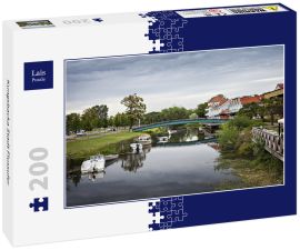 Lais Puzzle - Kungsbacka Stadt Flussufer - 200 Teile