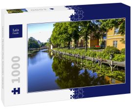 Lais Puzzle - Uppsala, Flyrisaan Fluss, Schweden, Uppland - 1.000 Teile