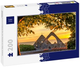 Lais Puzzle - Sommer-Sonnenuntergang über der Altstadt von Visby, Gotland, Schweden - 200 Teile