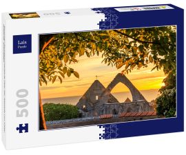 Lais Puzzle - Sommer-Sonnenuntergang über der Altstadt von Visby, Gotland, Schweden - 500 Teile