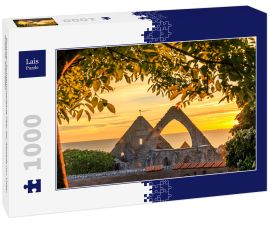Lais Puzzle - Sommer-Sonnenuntergang über der Altstadt von Visby, Gotland, Schweden - 1.000 Teile