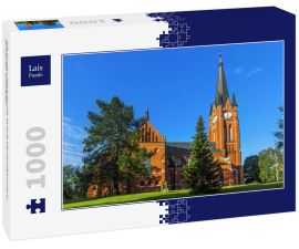 Lais Puzzle - Die Gustav-Adolf-Kirche ist eine Gemeindekirche in Sundsvall. Schweden - 1.000 Teile