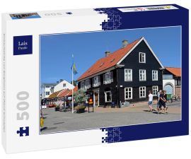 Lais Puzzle - Einkaufsstrße von Borgholm auf Öland Schweden - 500 Teile