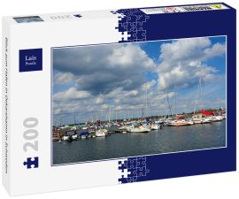 Lais Puzzle - Blick zum Hafen in Oskarshamn in Schweden - 200 Teile