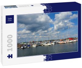 Lais Puzzle - Blick zum Hafen in Oskarshamn in Schweden - 1.000 Teile