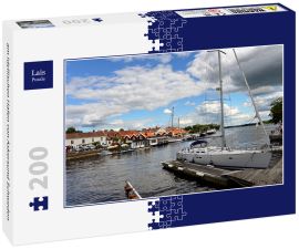 Lais Puzzle - am idyllischen Hafen von Askersund Schweden - 200 Teile