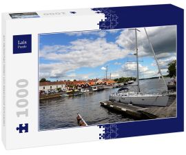 Lais Puzzle - am idyllischen Hafen von Askersund Schweden - 1.000 Teile