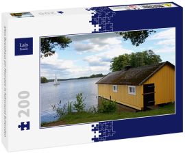 Lais Puzzle - altes Bootshaus am Alsensee in Askersund Schweden - 200 Teile
