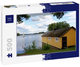 Lais Puzzle - altes Bootshaus am Alsensee in Askersund Schweden - 500 Teile