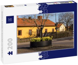 Lais Puzzle - Sandviken, Schweden Ein Kreisverkehr und Topfpflanzen - 200 Teile