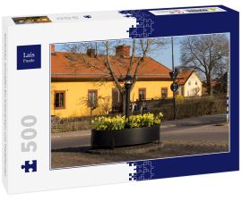Lais Puzzle - Sandviken, Schweden Ein Kreisverkehr und Topfpflanzen - 500 Teile