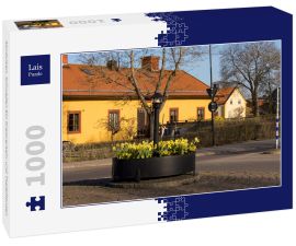 Lais Puzzle - Sandviken, Schweden Ein Kreisverkehr und Topfpflanzen - 1.000 Teile