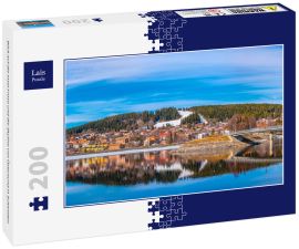 Lais Puzzle - Blick auf die Insel Froso und die Skyline von Östersund in Schweden - 200 Teile