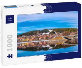 Lais Puzzle - Blick auf die Insel Froso und die Skyline von Östersund in Schweden - 1.000 Teile