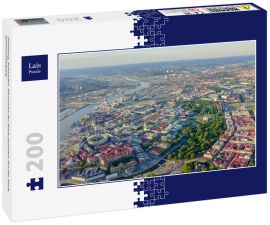 Lais Puzzle - Göteborg, Schweden. Panorama der Stadt zentralen Teil der Stadt. Sonnenuntergang - 200 Teile