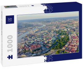Lais Puzzle - Göteborg, Schweden. Panorama der Stadt zentralen Teil der Stadt. Sonnenuntergang - 1.000 Teile