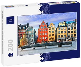 Lais Puzzle - Die Altstadt von Stockholm - eine beliebte Touristenattraktion. Schweden - 200 Teile