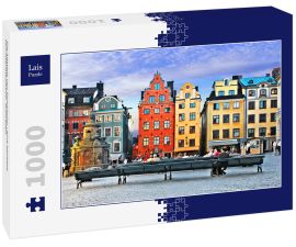 Lais Puzzle - Die Altstadt von Stockholm - eine beliebte Touristenattraktion. Schweden - 1.000 Teile