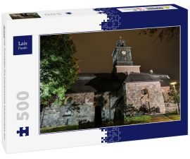 Lais Puzzle - Enkoping, Schweden Die Frauenkirche, Varfrukyrkan, am Abend - 500 Teile