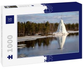 Lais Puzzle - zugefrorener See im Winter in Lycksele, Schweden - 1.000 Teile