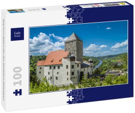 Lais Puzzle - Burg Prunn idyllisch über dem Altmühltal in Niederbayern - 100 Teile