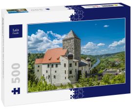 Lais Puzzle - Burg Prunn idyllisch über dem Altmühltal in Niederbayern - 500 Teile