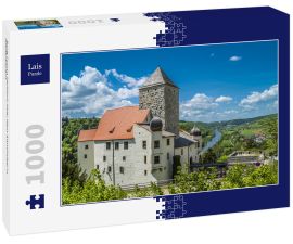 Lais Puzzle - Burg Prunn idyllisch über dem Altmühltal in Niederbayern - 1.000 Teile