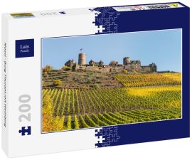 Lais Puzzle - Mosel - Burg Thurant mit Weinberg - 200 Teile