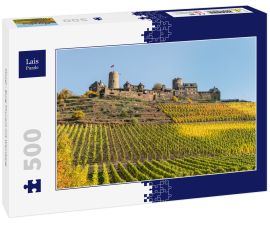 Lais Puzzle - Mosel - Burg Thurant mit Weinberg - 500 Teile