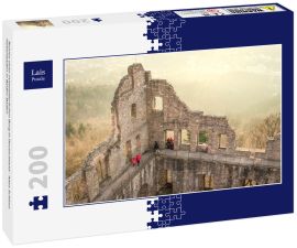 Lais Puzzle - Ruinen einer mittelalterlichen Burg in Deutschland - Altes Schloss Hohenbaden in Baden-Baden - 200 Teile