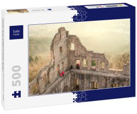 Lais Puzzle - Ruinen einer mittelalterlichen Burg in Deutschland - Altes Schloss Hohenbaden in Baden-Baden - 500 Teile