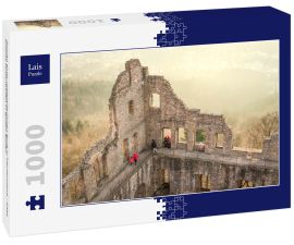 Lais Puzzle - Ruinen einer mittelalterlichen Burg in Deutschland - Altes Schloss Hohenbaden in Baden-Baden - 1.000 Teile