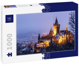 Lais Puzzle - Das Schloss in Wernigerode in einer kalten Winternacht - 1.000 Teile