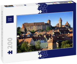 Lais Puzzle - Burg Kaiserburg in Nürnberg mit Altstadt im Sommer - 200 Teile