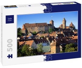 Lais Puzzle - Burg Kaiserburg in Nürnberg mit Altstadt im Sommer - 500 Teile