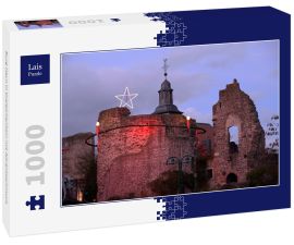 Lais Puzzle - Burg Hayn in Dreieichenhain mit Adventsschmuck - 1.000 Teile
