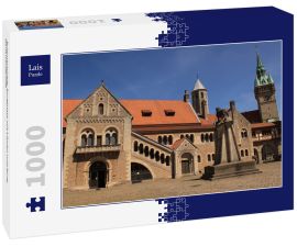Lais Puzzle - Braunschweig; Burgplatz mit Löwen und Burg Dankwarderode - 1.000 Teile