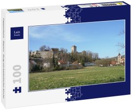Lais Puzzle - Pappenheim - Bayern - Burg mit katholischer Kirche - 100 Teile