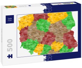 Lais Puzzle - Polen Landkarte - 500 Teile