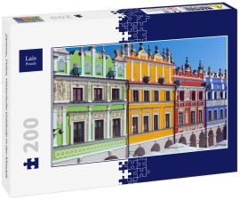 Lais Puzzle - Zamosc, Polen. Historische Gebäude in der Altstadt - 200 Teile